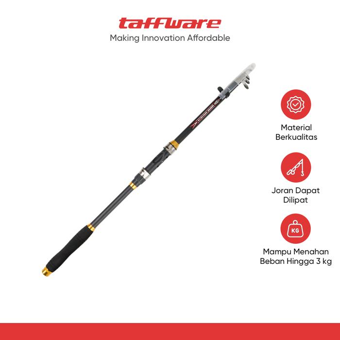 Gambar Joran Pancing Antena TaffSPORT Portable Telescopic Fishing Rod - C562L - 2,1 m dari Taffware Official Store Kota Administrasi Jakarta Barat Tokopedia