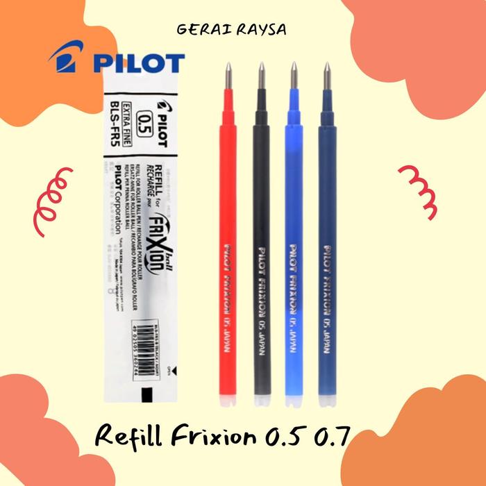 Refill Pilot Frixion Clicker 100% ORIGINAL Hitam