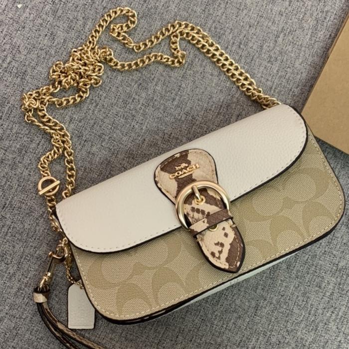 coach kleo crossbody in colorblock