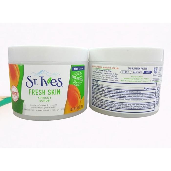 Gambar ST. Ives Fresh Skin Apricot / Oatmeal / Green Tea Face Scrub 170gr - FreshSkin Scrub dari SS Brothers undefined Tokopedia