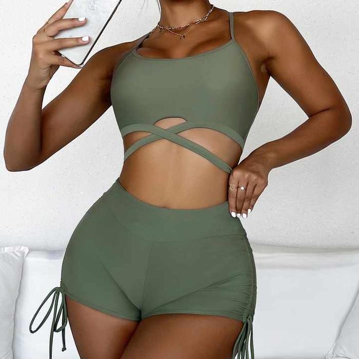 Jual TAYLOR Bikini Set boxer celana bikini swimwear