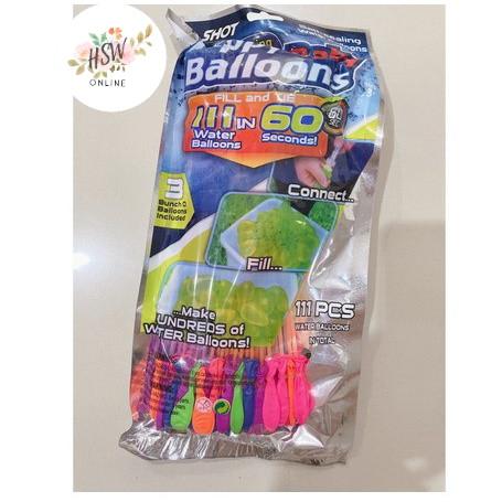 Gambar Balon Mainan Anak Balon Air Perang Latex Magic Bunch Water dari HSW Market Online undefined Tokopedia
