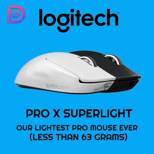 Gambar Logitech G PRO X SUPERLIGHT Mouse Gaming Wireless - Hitam & Putih - Hitam dari Digital Asia Computer undefined Tokopedia