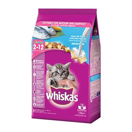 Gambar Whiskas Dry Cat Food Pouch Junior & Adult 480gr/Makanan Kucing Whiskas - J OCEAN FISH dari CSI Mart undefined Tokopedia