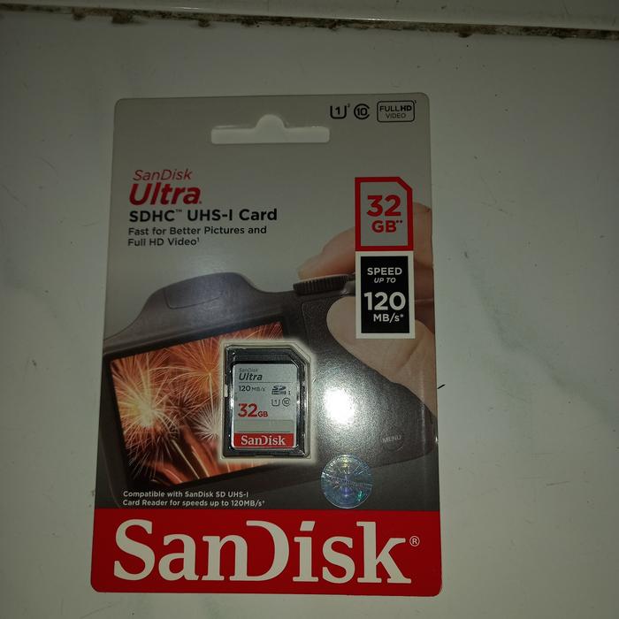 Kartu Memori Kamera Sandisk 32gb Card Sandisk SD Card 32GB Ultra