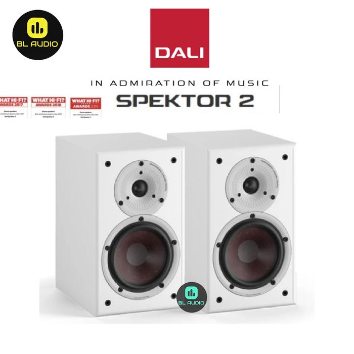 Gambar Dali Spektor 2 Spektor2 Bookshelf Speaker - White dari BL Audio. undefined Tokopedia
