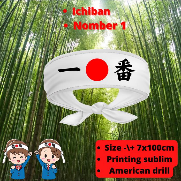 Gambar Ikat Kepala Jepang / Hachimaki - ICHIBAN dari jibranime_NEW undefined Tokopedia