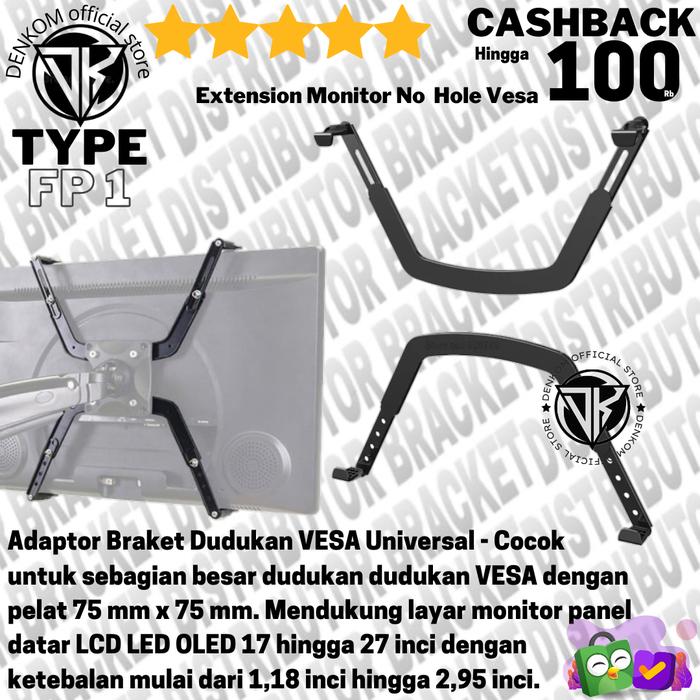 Gambar Bracket Monitor Dual/Singel Monitor 17"-32" Inch Universal Monitor - Extension dari Denkom undefined Tokopedia