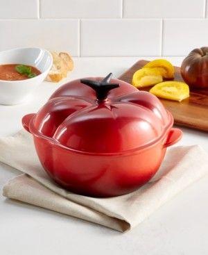 Gambar Le creuset petite tomato casserole 10 cm cocok buat souvenir dan gift - Merah dari Cast iron Indonesia undefined Tokopedia