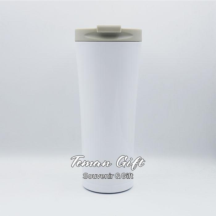 Gambar Termos Stainless - Botol Air Panas Souvenir Promosi TS 14 - Putih, Tanpa Cetakan dari Teman Gift undefined Tokopedia