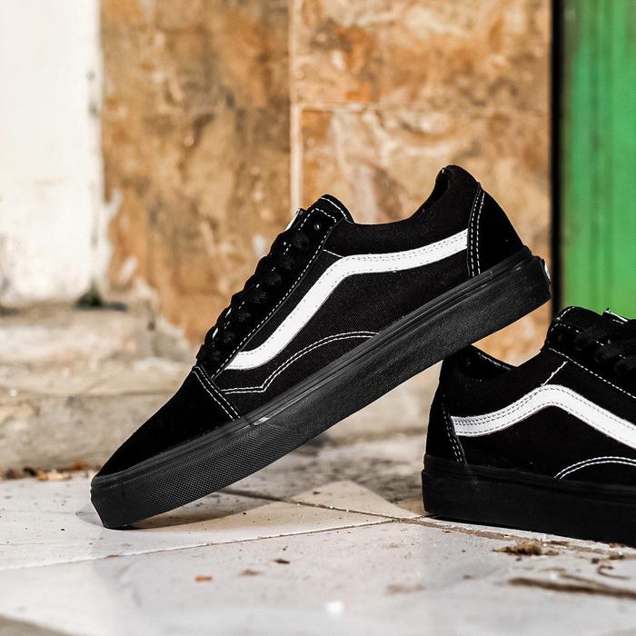 Skool Suede Vans Full Black Old School Knu Skool Shoe In Black Vans