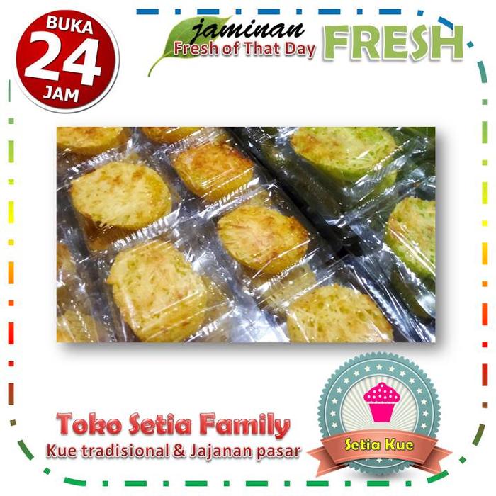 Gambar Kue Basah / Kue Subuh Pasar Senen (Fresh dan Murah Only 2500) - bika keju ori dari Kue Subuh Toko Setia Family undefined Tokopedia