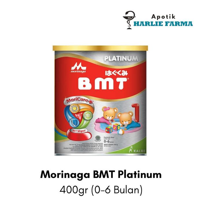 Gambar Morinaga BMT Platinum Susu Formula Tin 400 gram 400 g 0 to 6 Bulan - 400g dari Apotek Harlie Farma undefined Tokopedia
