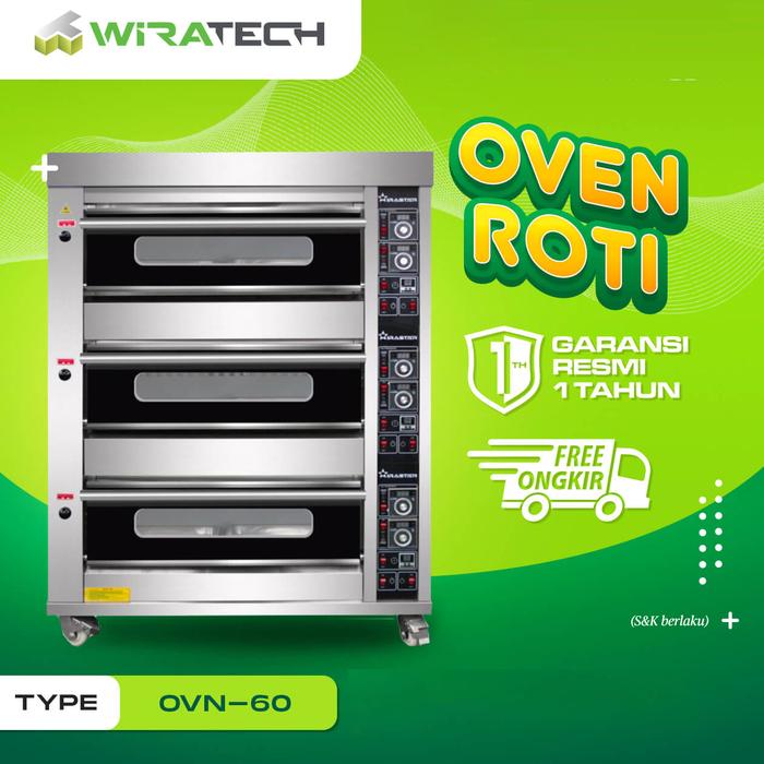 Gambar Mesin Oven Roti Gas Luxury 3 Deck 6 Trays - Oven Roti Kue dari WiratechID undefined Tokopedia