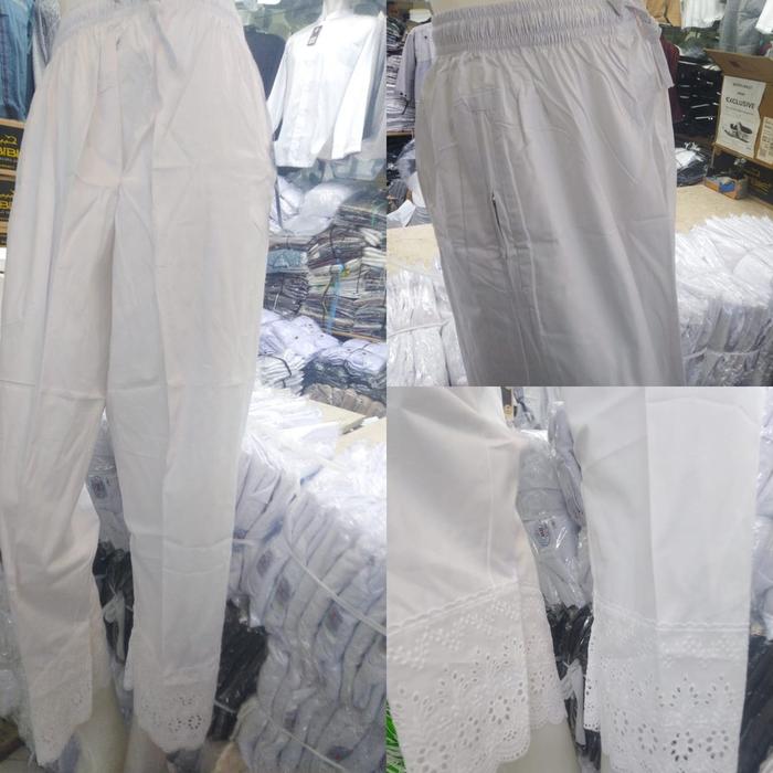 Gambar Celana Wanita Bahan Katun Perlengkapan Haji dan Umroh - Putih, M dari Al Hajj Official undefined Tokopedia