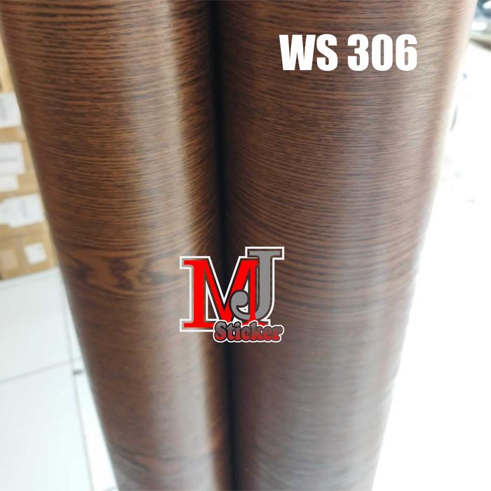 Gambar HPL sticker/HPL motif kayu triplek/marmer/decosheet sticker/stiker HPL - ws306 dari Mulia Jaya Sticker undefined Tokopedia