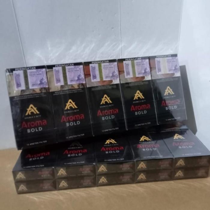 Gambar Rokok Aroma Bold 12/16/ Aroma slim 16 - Aroma bold 12 dari Saven acc undefined Tokopedia