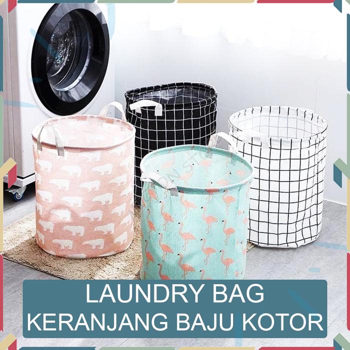 Gambar MICTON Laundry Bag Keranjang Baju Pakaian Kotor Organizer Tempat Baju dari Micton Store undefined Tokopedia