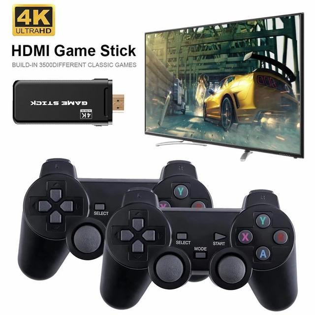 Gambar Game Stick 4K Lite Retro Video Console Stick Wireless Gamepad Tv HDMI - 32GB 3000+games dari Fantasticpedia undefined Tokopedia