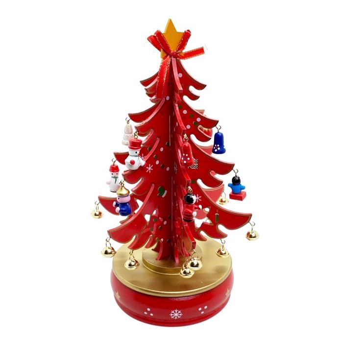 Gambar Scoop Kotak Musik Natal Kayu 63071500 - Merah dari Scoop Ideas undefined Tokopedia