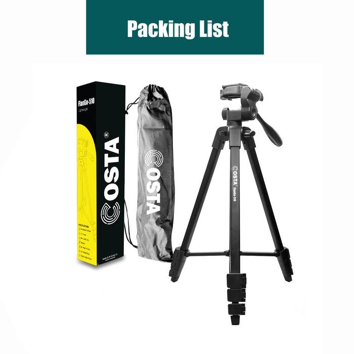 Gambar Tripod COSTA FlanGo-510 Quick Release Plate For Kamera Smartphone Camera Holder Accessories  Handphone Tongsis - COSTA Only dari Serbadigital ID undefined Tokopedia