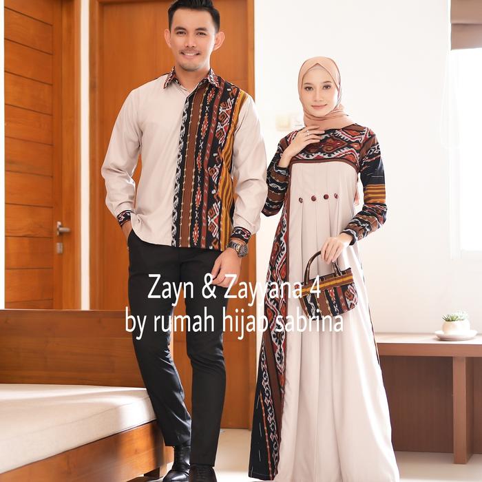 Gambar Sabrina Tenun - ZAYN DAN ZAYYANA COUPLE - Cream L.pdk, L dari Sabrina Tenun undefined Tokopedia