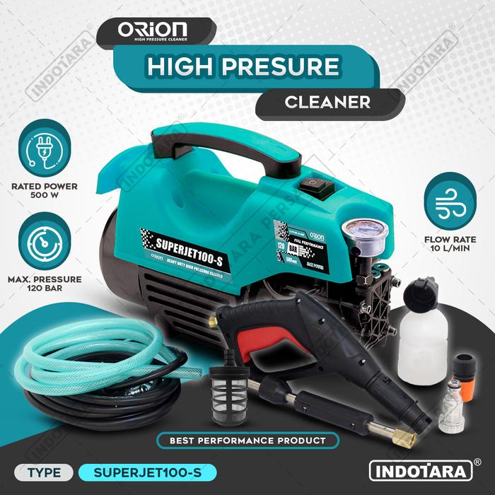 Gambar Alat steam cuci motor & mobil Jet Cleaner - Orion SUPERJET100S Silent - Water Blue dari PT. Indotara Persada undefined Tokopedia