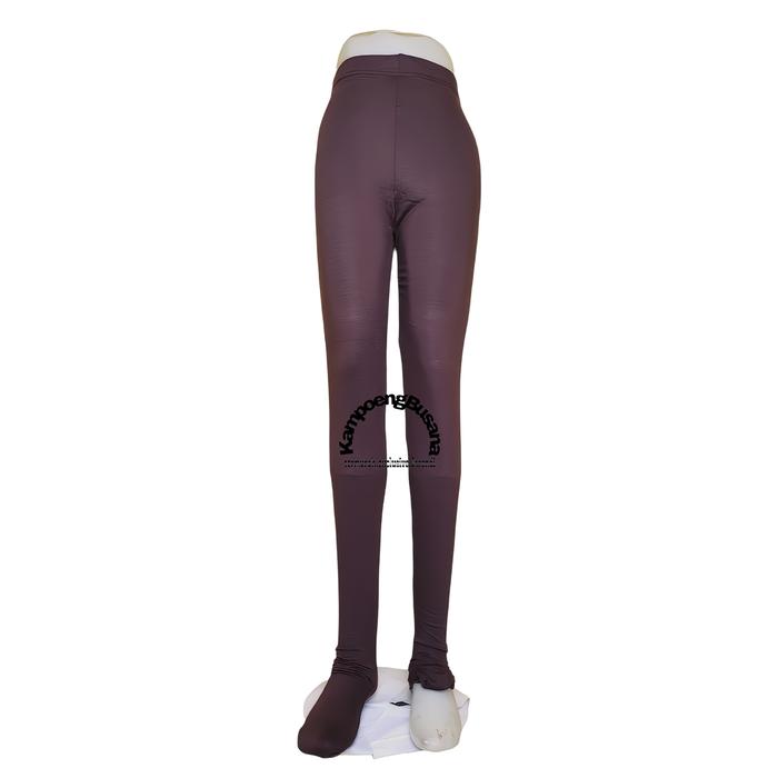 Gambar Celana Legging Wudhu Polos Wanita - Cokelat, S dari KAMPOENGBUSANA undefined Tokopedia