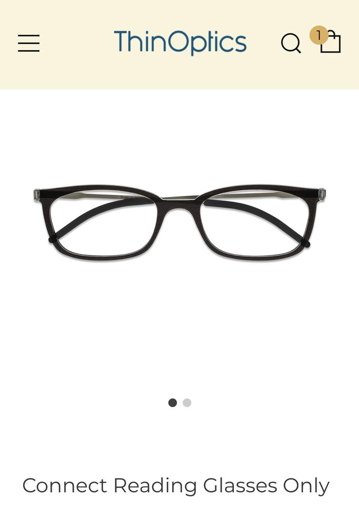 Gambar Thinoptics connect reading glasses kacamata baca tipis enteng usa - Hitam, +1 dari Primrose-rv undefined Tokopedia