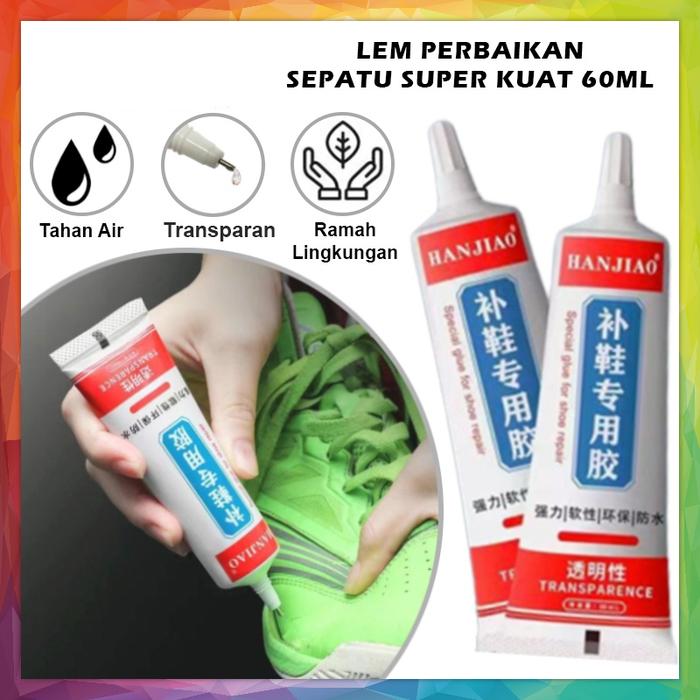 Gambar Lem Sepatu Tahan Air Super Kuat 60ML Tanpa Bekas Dan Tidak Bau / Lem P dari Rajawali olshop_NEW undefined Tokopedia