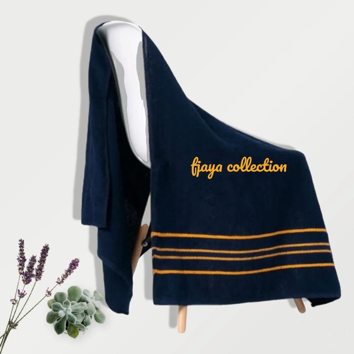 Gambar Handuk Jumbo Dewasa Terry Palmer Tebal Hotel Couple Kimono Premium - navy, 80cm x 150cm dari Fjayatikped undefined Tokopedia