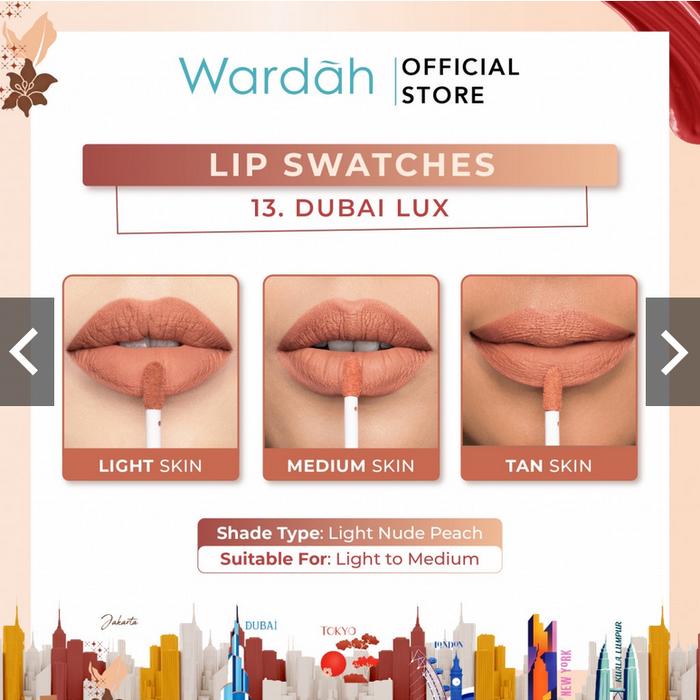Gambar WARDAH Colorfit Last All Day Lip Paint - 13 DUBAI dari jselectiv by JHON Putra Kosmetik undefined Tokopedia