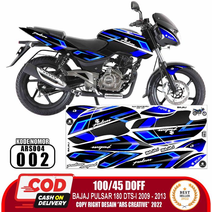 Jual Sticker Striping Decal Bajaj Pulsar 180 DTS I Variasi GLOSSY