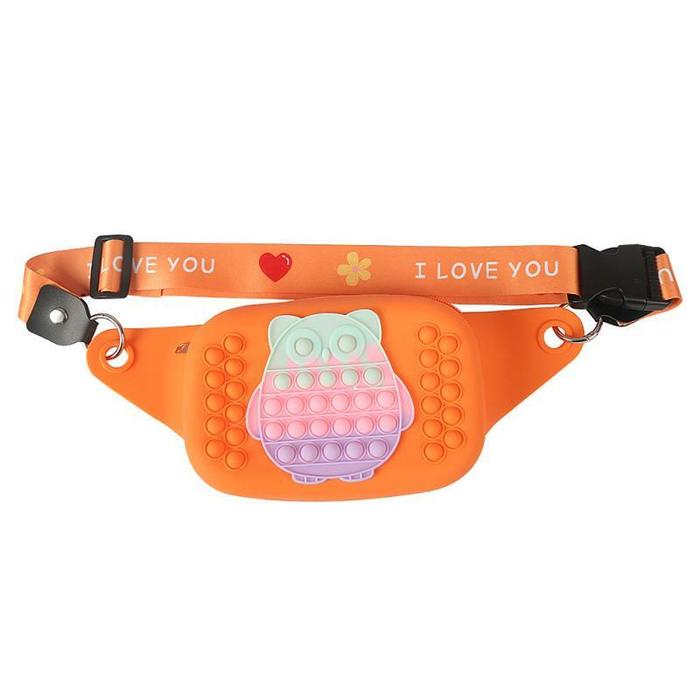 Gambar Pop it viral push bubble fidget sensory toy mainan pop it - SLEMPANG ORANGE dari Koala_Store undefined Tokopedia