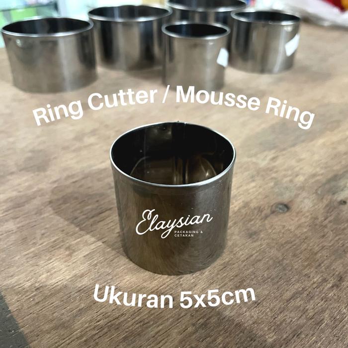 Gambar Cetakan Bundar Ring Cutter Mousse Ring - 5x5 dari elaysian undefined Tokopedia
