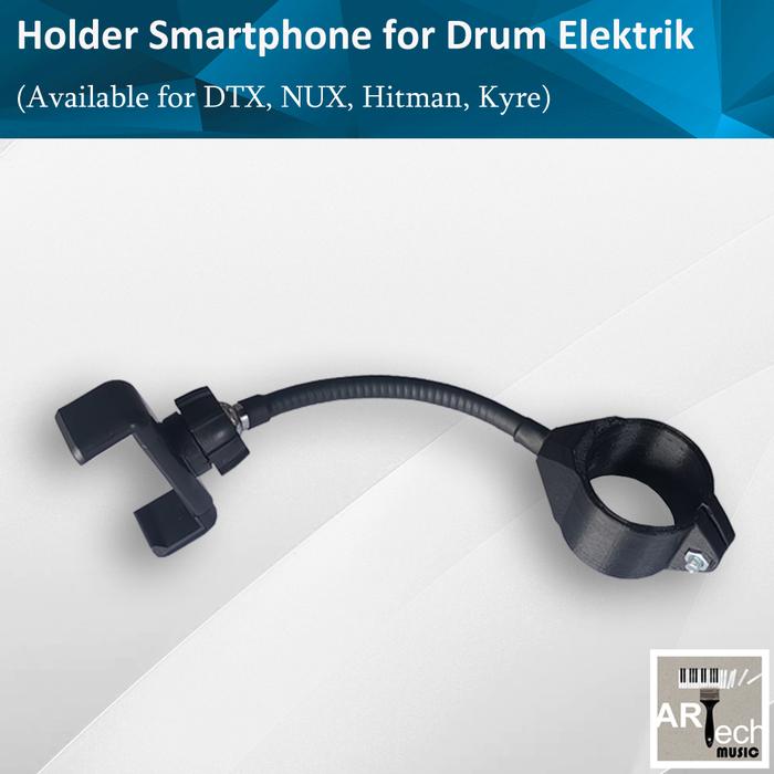 Gambar Holder 3 in 1 untuk Drum Elektrik (Holder Headphone,Stick,Drum Key) - Smartphone Hld dari Artech Music undefined Tokopedia