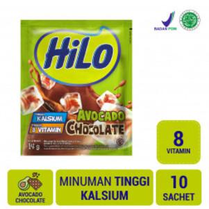 Gambar Susu HILO AVOCADO CHOCOLATE 10 Sachets 14G - Normal dari Clickpayshop undefined Tokopedia