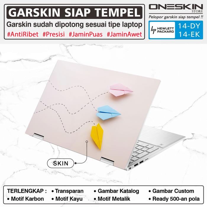 Gambar Precut Garskin Sticker Laptop Skin Perfect Fit Kompatibel untuk HP Pavilion x360 14-dy dy0060tu dy0061tu dy0063tu dy0064tu dy0065tu dy0066tu Gambar Fullbody Karbon - Cover dari Oneskin Store Indonesia undefined Tokopedia
