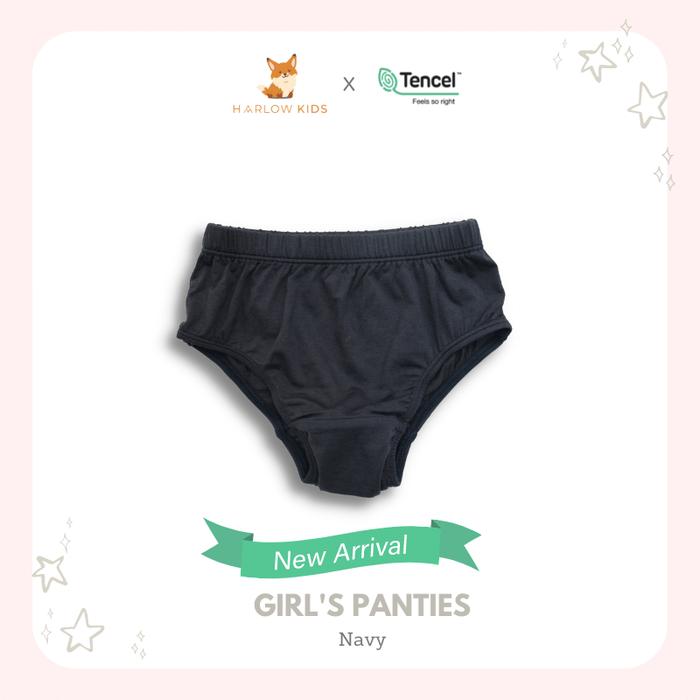 Gambar Tencel Girl's Panties Special Satuan / Pakaian Dalam / Celana Dalam - NAVY, S dari Harlowkids undefined Tokopedia