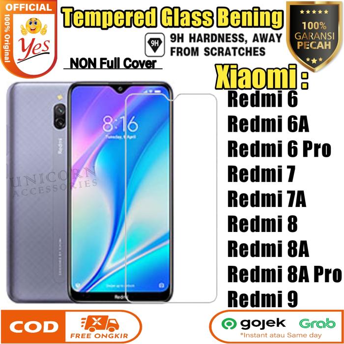 TG Xiaomi Redmi Pro 6A 7A 8A Pro Tempered Glass YES Anti Gores  Redmi