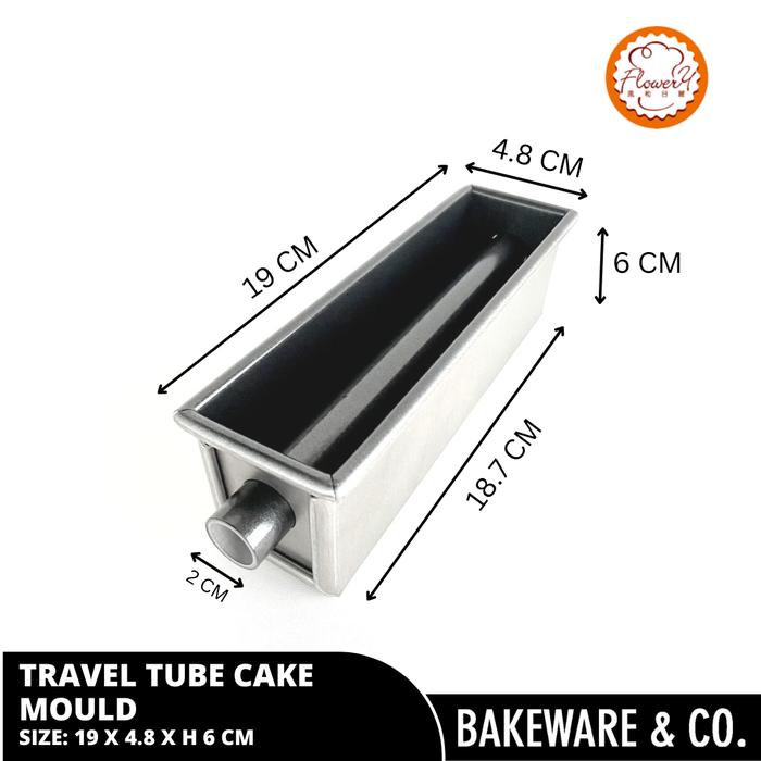 Non-Stick Travel Cake Bread Mould with Tube Loyang Saja
