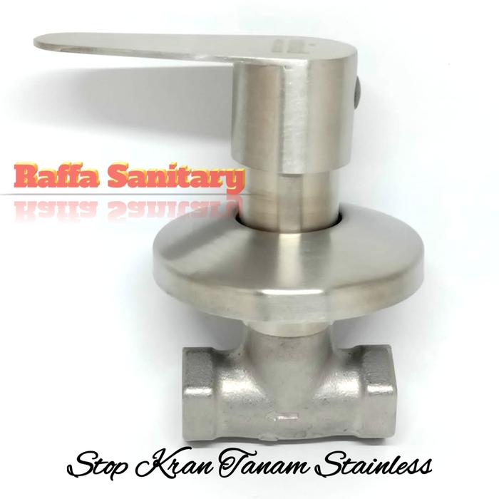 Gambar Stop Kran Shower Stainless/Stop Kran Dinding/Stop Kran Tanam - Engkol dari Ace Sanitary undefined Tokopedia