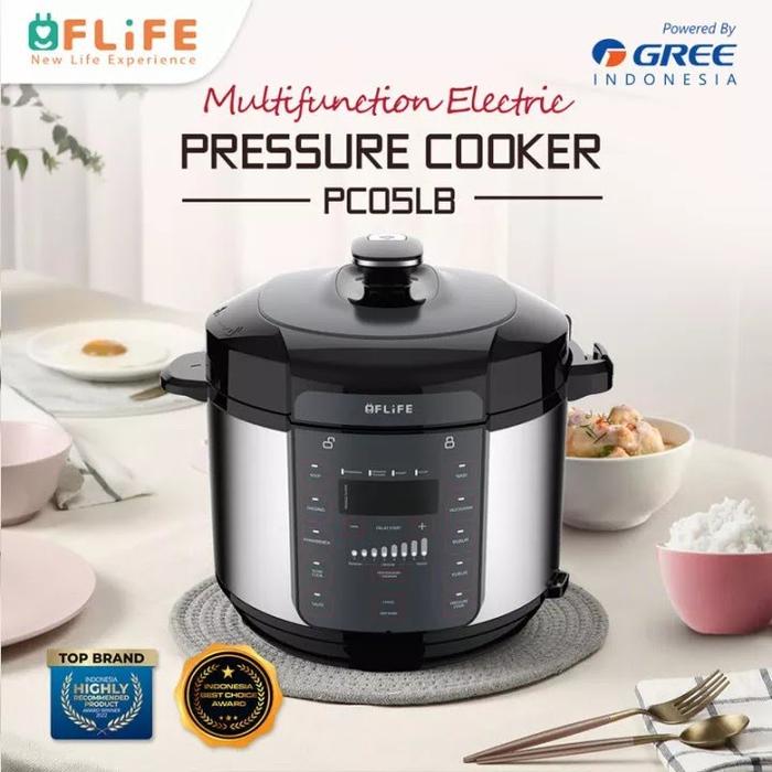 Gambar New FLIFE Electric Pressure Cooker Multifungsi Panci Ganda 5Liter dari winnerelectronicstore28 undefined Tokopedia