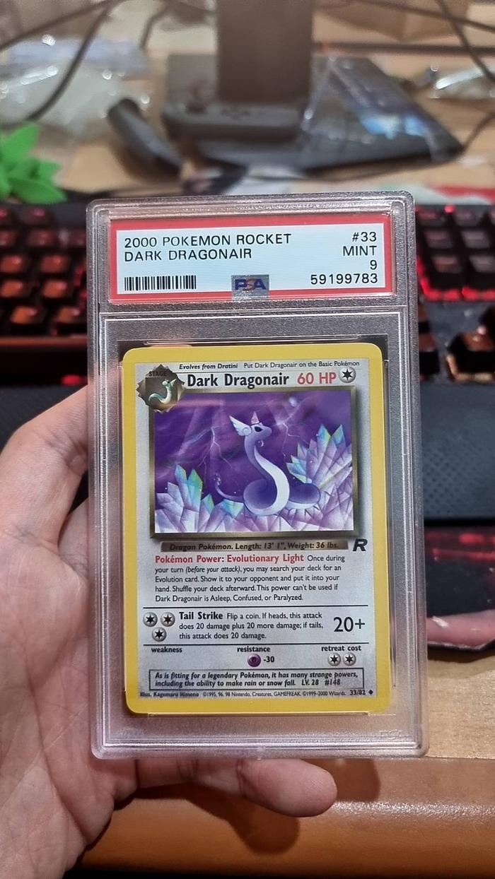 Gambar TEAM ROCKET #33 2000 Pokemon Dark Dragonair psa 9 MINT dari bert pokemart undefined Tokopedia