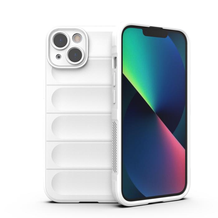 Gambar Apple iPhone 13 - Magic Shield Premium Silicone Armor Case Shockproof - Putih dari Megascarlet undefined Tokopedia