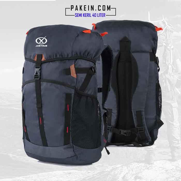 Gambar Tas Ransel Backpack Pria Ransel Hiking Camping 40 Liter 22 - Abu-abu dari Pakeincom undefined Tokopedia