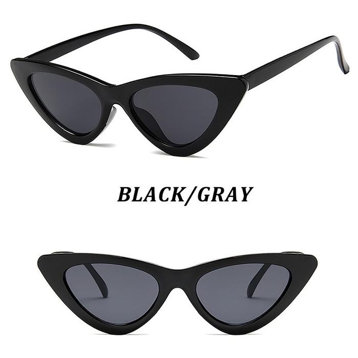 Gambar [READYSTOCK] KACAMATA HITAM CAT EYE UV PROTECTION FASHION KOREA UNISEX - Basic Black dari C O U S J O Y undefined Tokopedia