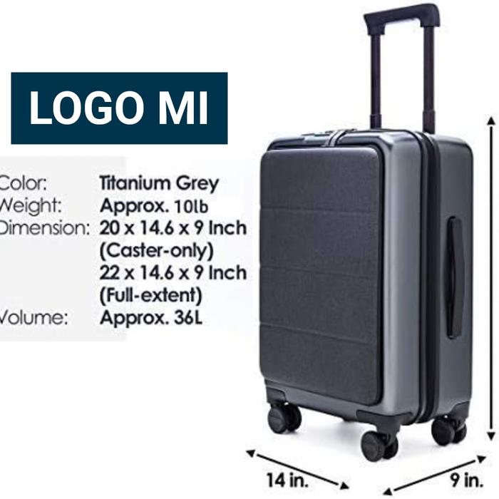 Gambar Koper MI Business Luggage 20 Inch Suitcase Bisnis Xiaomi - Logo Mi dari Puri Jaya_NEW undefined Tokopedia
