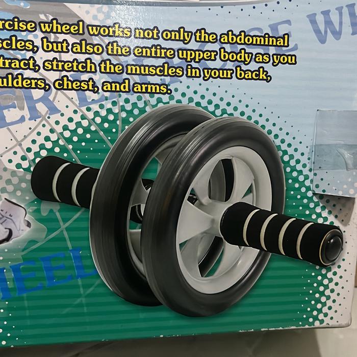 Gambar AB WHEEL POWER EXERCISE WHEEL - Abu-abu dari Dr sport undefined Tokopedia
