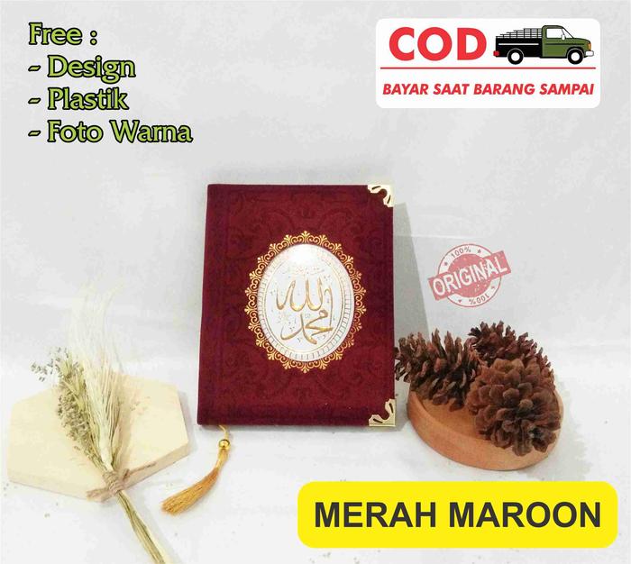 Gambar Buku Yasin Hard Cover Bludru 144 Halaman - Merah MAroon, 128 Halaman dari rumah_yasin cetak undefined Tokopedia